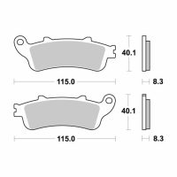 Bromsbelägg Ceramic SBS
