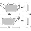 Bromsbelägg Ceramic SBS Bromsbelägg – miniatyr 2