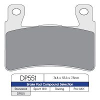 Bromsbelägg DP Fram DP BRAKES