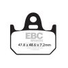 Bromsbelägg FA EBC Grå – miniatyr 1