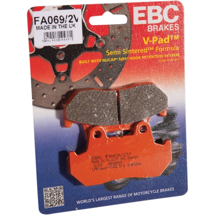 Bromsbelägg FA EBC Svart – bild 2