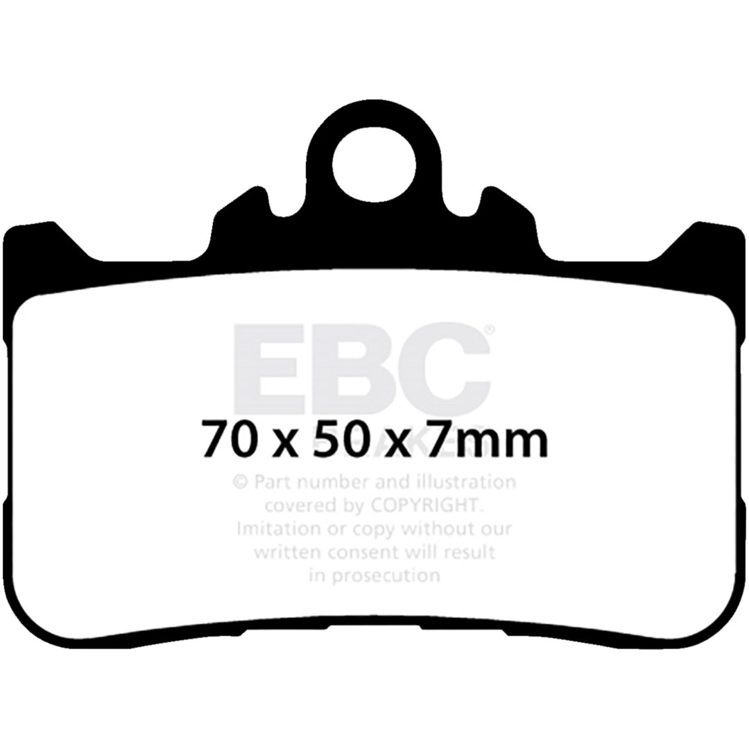 Bromsbelägg Fa-hh Series Sintrade EBC Bromsbelägg