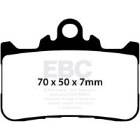 Bromsbelägg Fa-hh Series Sintrade EBC