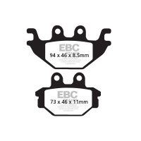 Bromsbelägg FA-HH Street Bak EBC