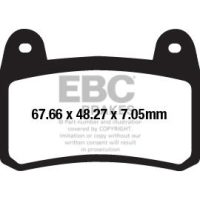 Bromsbelägg FA-HH Street Fram EBC
