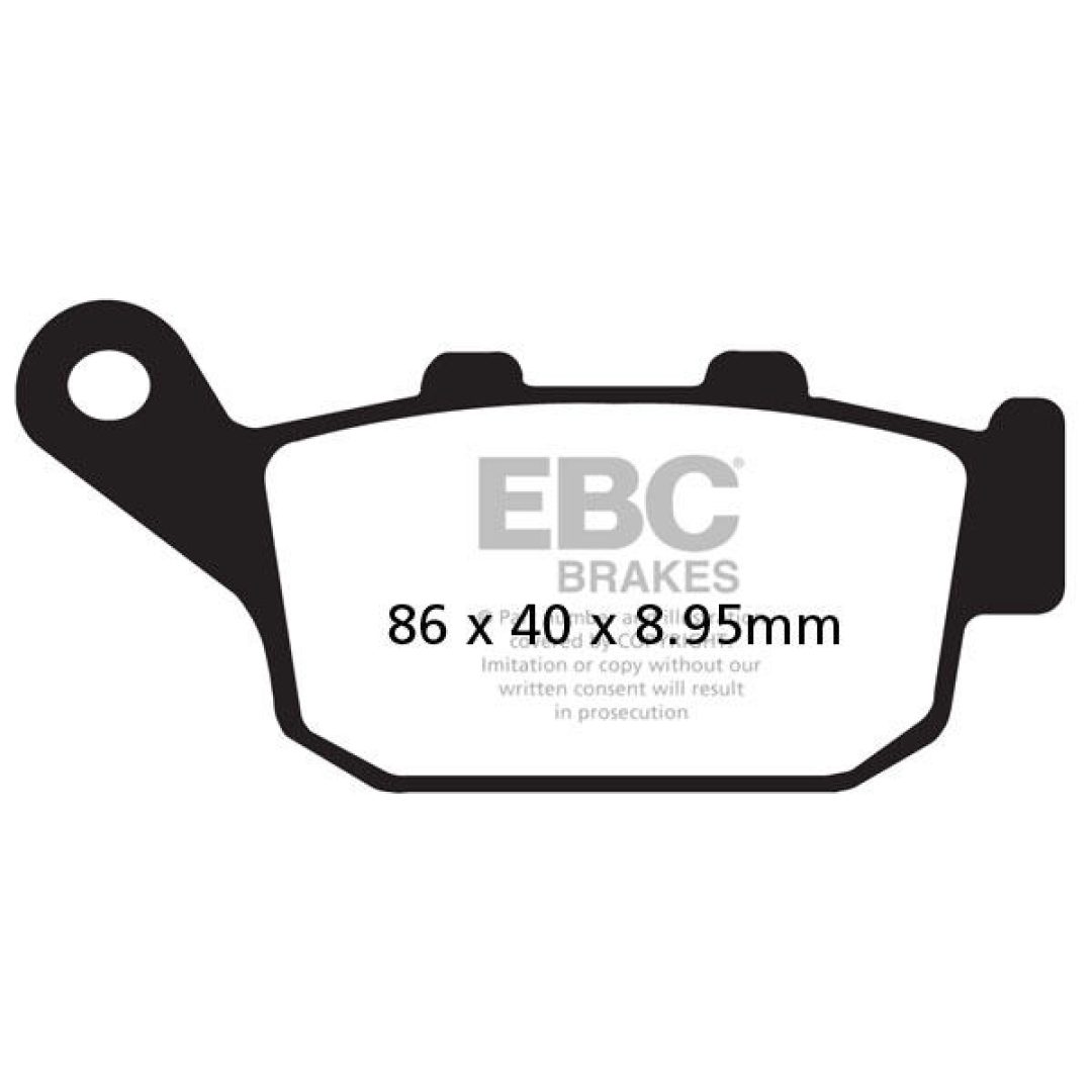 Bromsbelägg FA Street EBC Bak