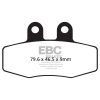 Bromsbelägg FA Street EBC Grå – miniatyr 1
