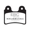 Bromsbelägg FA-TT Offroad Fram EBC Svart – miniatyr 1