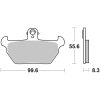 Bromsbelägg FRAM Carbon Ceramic Brembo Frambelägg – miniatyr 1