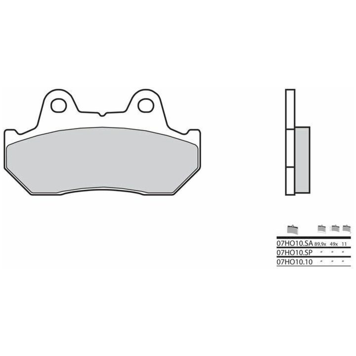 Bromsbelägg FRAM Carbon Ceramic Brembo Frambelägg – bild 2