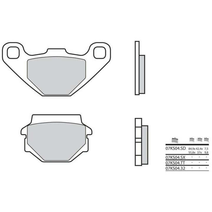 Bromsbelägg FRAM Carbon Ceramic Brembo Frambelägg – bild 2