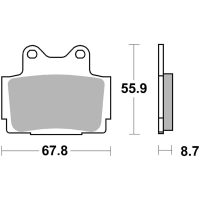 Bromsbelägg FRAM Carbon Ceramic Brembo