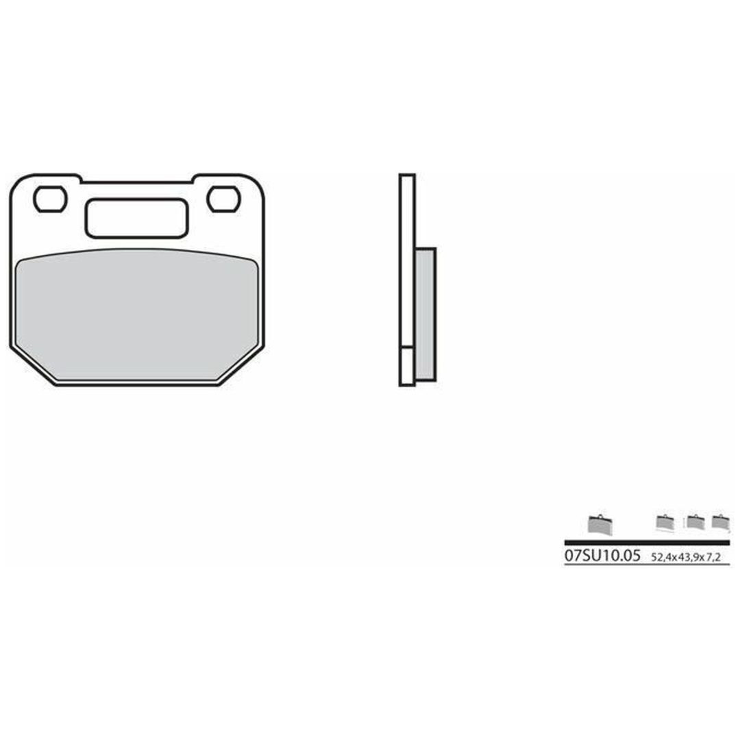 Bromsbelägg FRAM Carbon Ceramic Brembo Frambelägg – bild 2