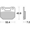 Bromsbelägg FRAM Carbon Ceramic Brembo Frambelägg – miniatyr 1