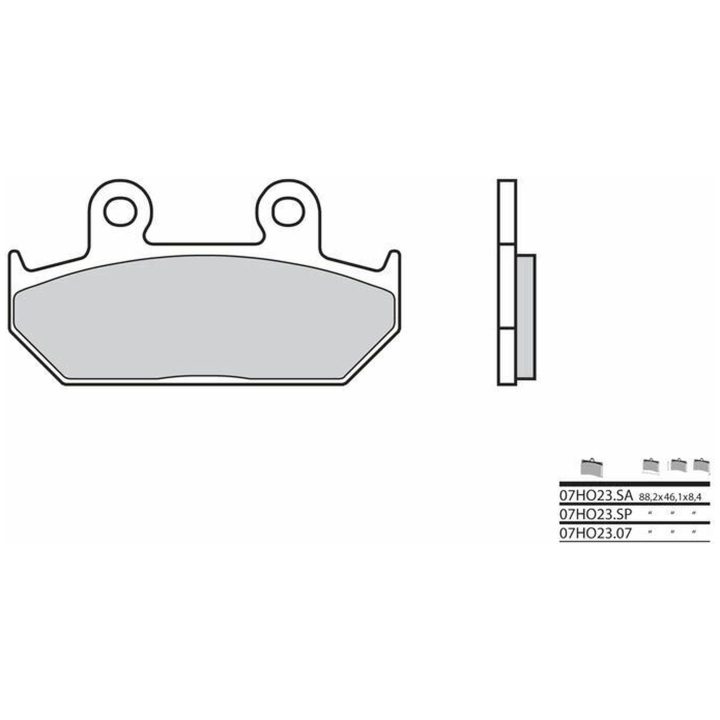 Bromsbelägg FRAM Carbon Ceramic Brembo Frambelägg – bild 2