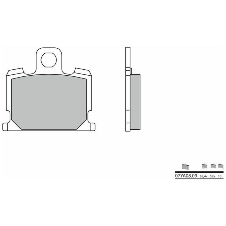 Bromsbelägg FRAM Carbon Ceramic Brembo Frambelägg – bild 2