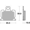 Bromsbelägg FRAM Carbon Ceramic Brembo Frambelägg – miniatyr 1