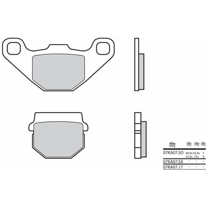 Bromsbelägg FRAM Carbon Ceramic Brembo Frambelägg – bild 2