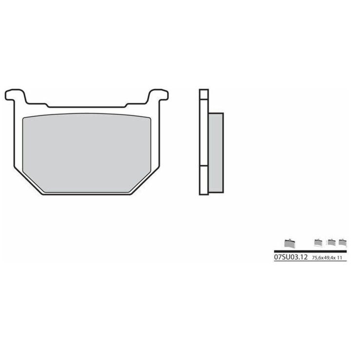 Bromsbelägg FRAM Carbon Ceramic Brembo Frambelägg – bild 2
