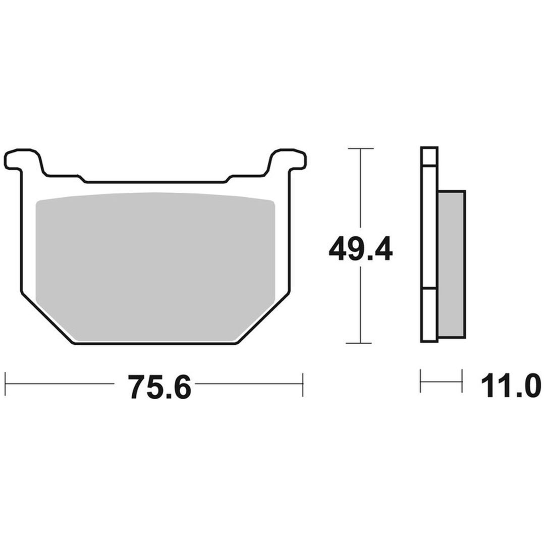 Bromsbelägg FRAM Carbon Ceramic Brembo Frambelägg