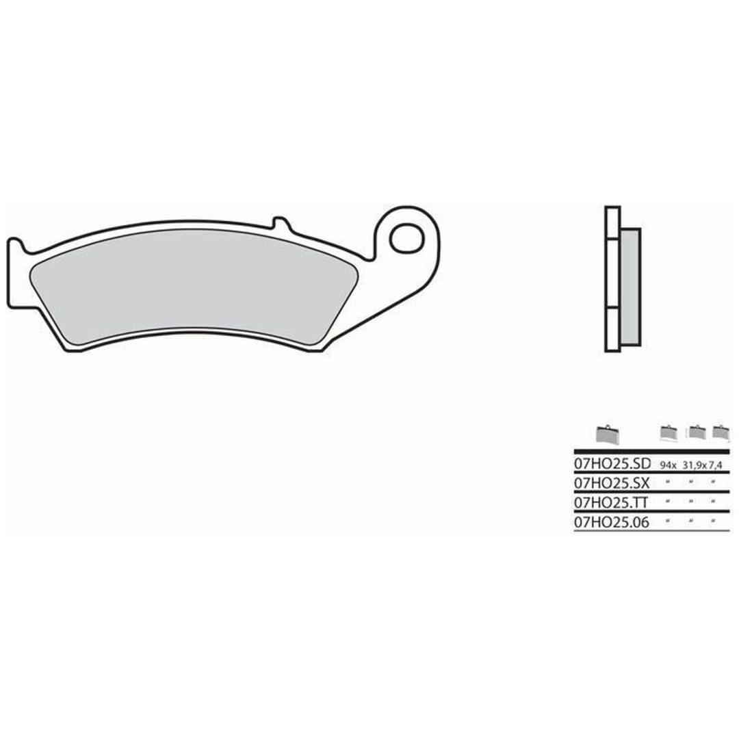 Bromsbelägg FRAM Carbon Ceramic Brembo Frambelägg – bild 2
