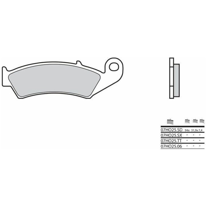 Bromsbelägg FRAM Carbon Ceramic Brembo Frambelägg – bild 2