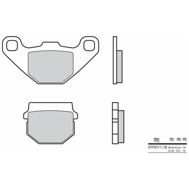 Bromsbelägg FRAM Carbon Ceramic Brembo Frambelägg – bild 2