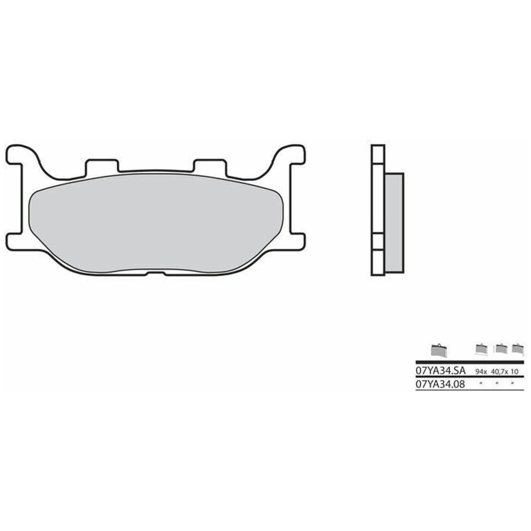 Bromsbelägg FRAM Carbon Ceramic Brembo Frambelägg – bild 2
