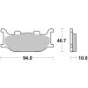 Bromsbelägg FRAM Carbon Ceramic Brembo Frambelägg – miniatyr 1