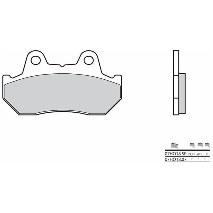 Bromsbelägg FRAM Carbon Ceramic Brembo Frambelägg – bild 2