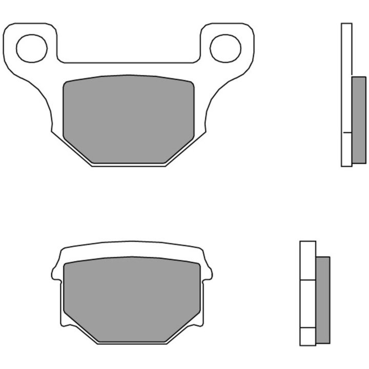 Bromsbelägg FRAM Carbon Ceramic Brembo Frambelägg – bild 3