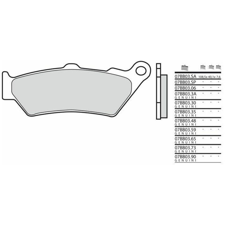 Bromsbelägg FRAM Carbon Ceramic Brembo Frambelägg – bild 2