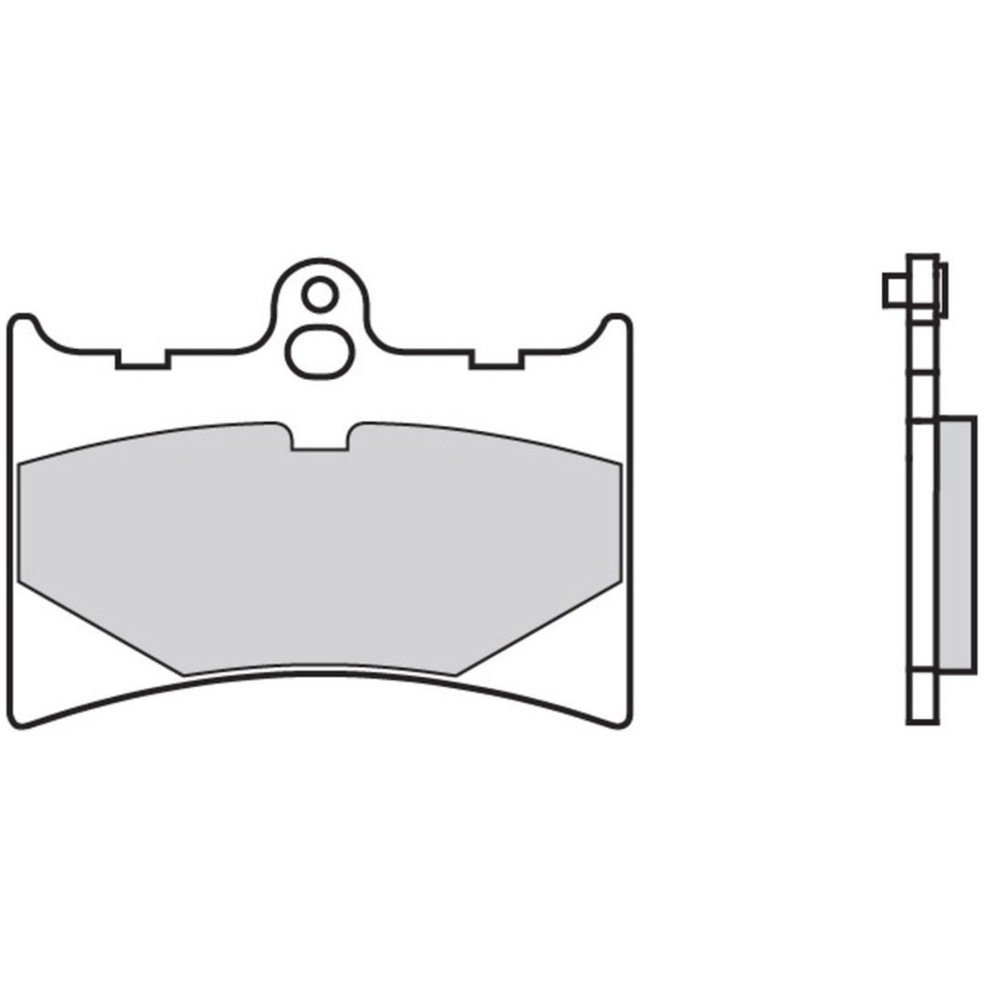 Bromsbelägg FRAM Carbon Ceramic Brembo Frambelägg – bild 3