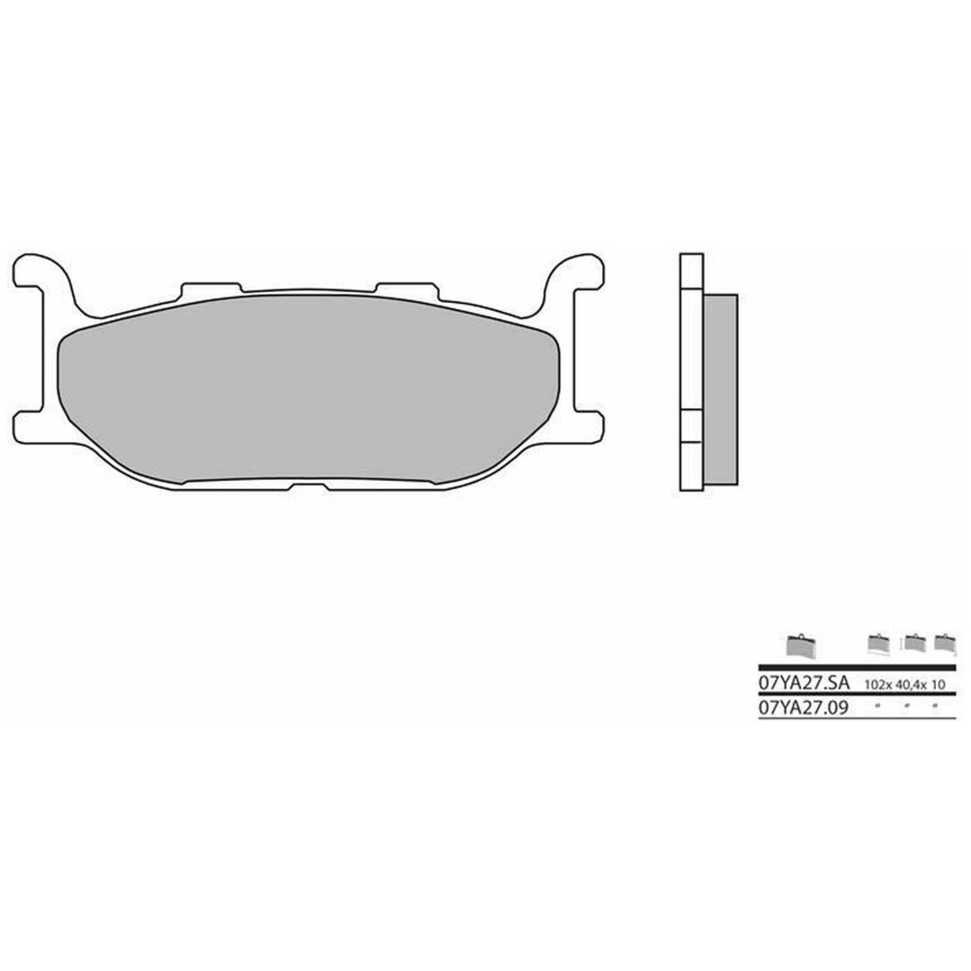 Bromsbelägg FRAM Carbon Ceramic Brembo Frambelägg – bild 2