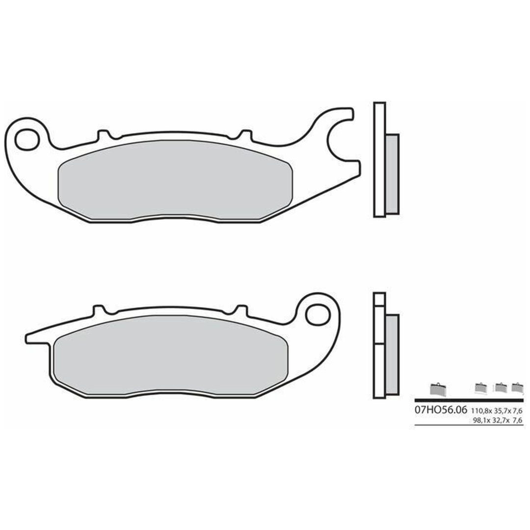 Bromsbelägg FRAM Carbon Ceramic Brembo Frambelägg – bild 2