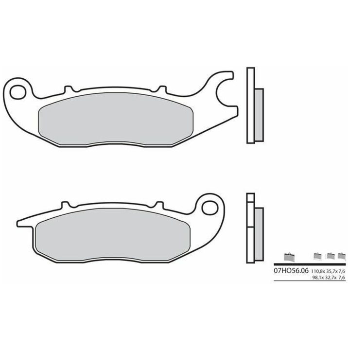 Bromsbelägg FRAM Carbon Ceramic Brembo Frambelägg – bild 2