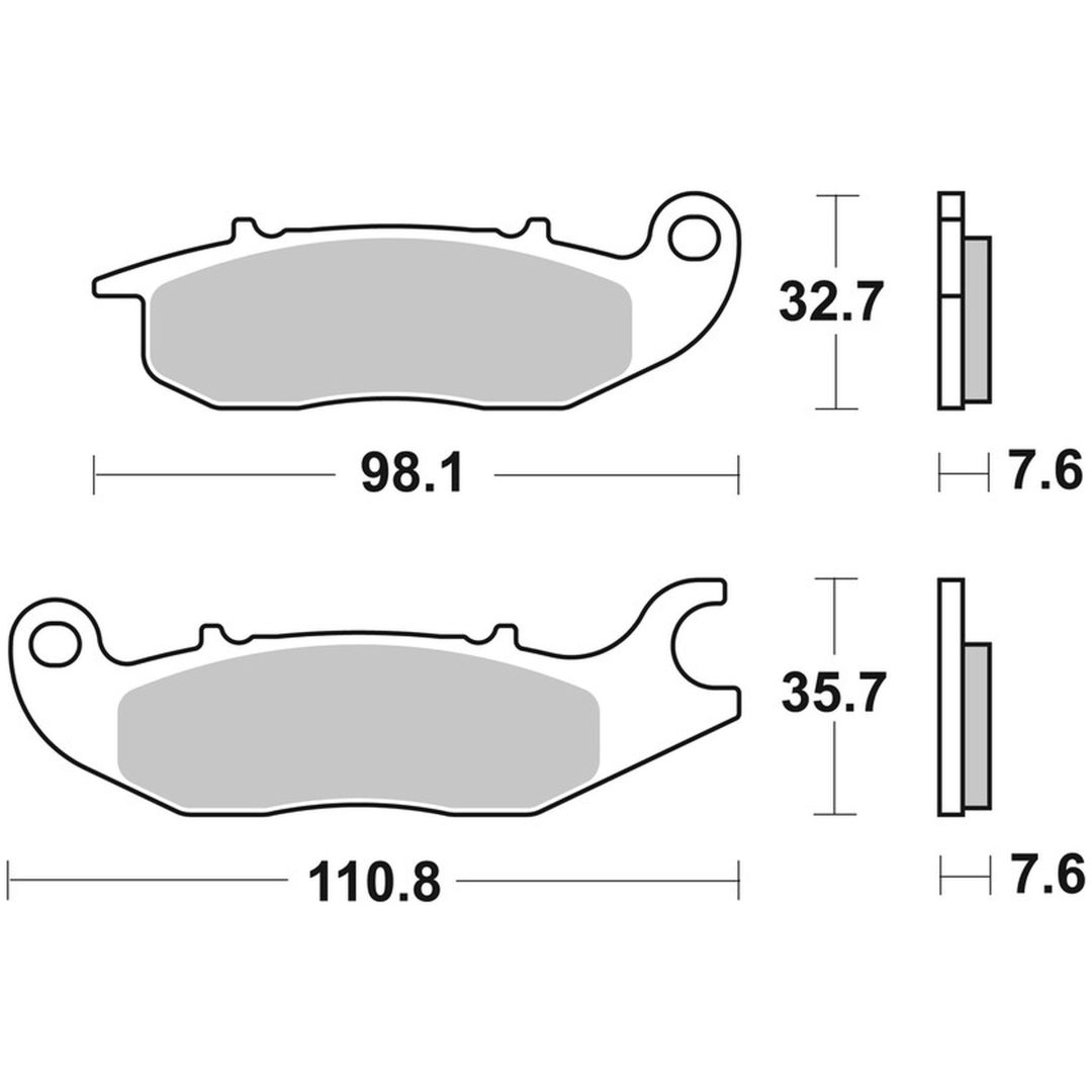Bromsbelägg FRAM Carbon Ceramic Brembo Frambelägg