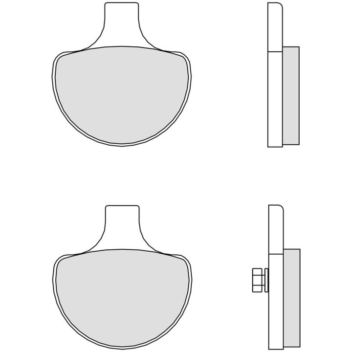 Bromsbelägg FRAM Carbon Ceramic Brembo Frambelägg – bild 3