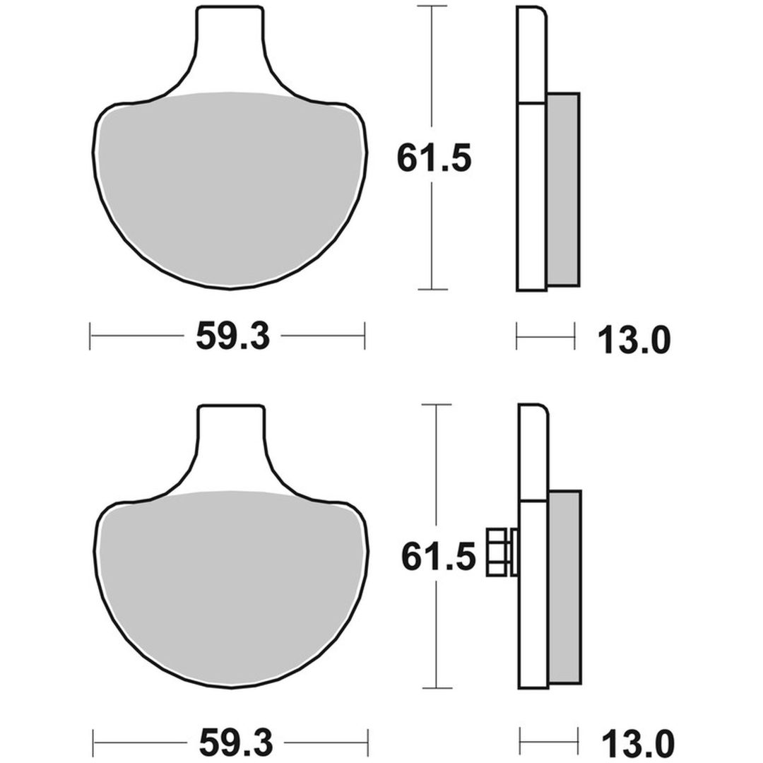 Bromsbelägg FRAM Carbon Ceramic Brembo Frambelägg