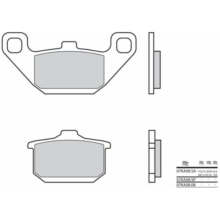 Bromsbelägg FRAM Carbon Ceramic Brembo Frambelägg – bild 2