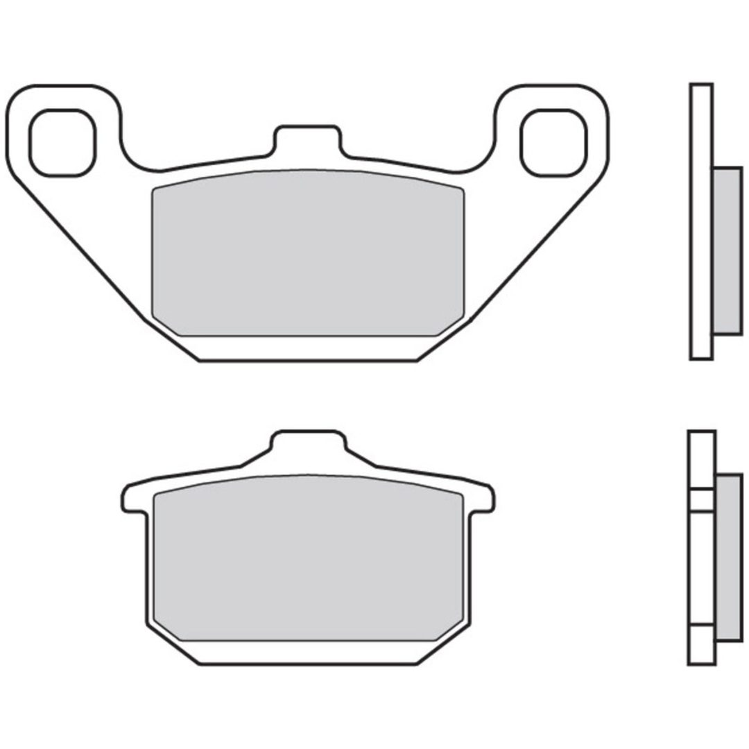 Bromsbelägg FRAM Carbon Ceramic Brembo Frambelägg – bild 3