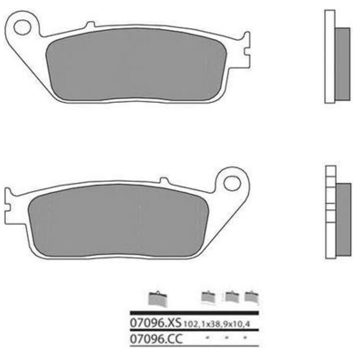 Bromsbelägg FRAM Carbon Ceramic Brembo Frambelägg – bild 2
