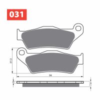 Bromsbelägg FRAM Ceramic Carbon GOLDFREN