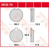 Bromsbelägg FRAM Ceramic TRW BRAKE PAD TRW MCB70 – miniatyr 1