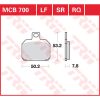 Bromsbelägg FRAM Ceramic TRW BRAKE PAD TRW MCB700 – miniatyr 1