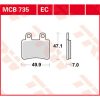 Bromsbelägg FRAM Ceramic TRW BRAKE PAD TRW MCB735 – miniatyr 1