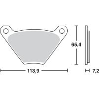 Bromsbelägg FRAM Ceramic TRW