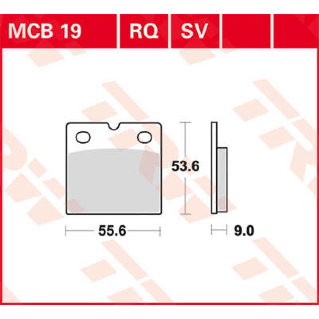 Bromsbelägg FRAM Ceramic TRW Standard