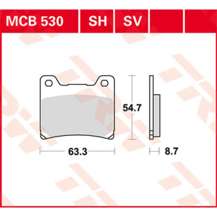 Bromsbelägg FRAM Ceramic TRW Standard – bild 2