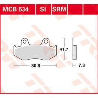 Bromsbelägg FRAM Ceramic TRW